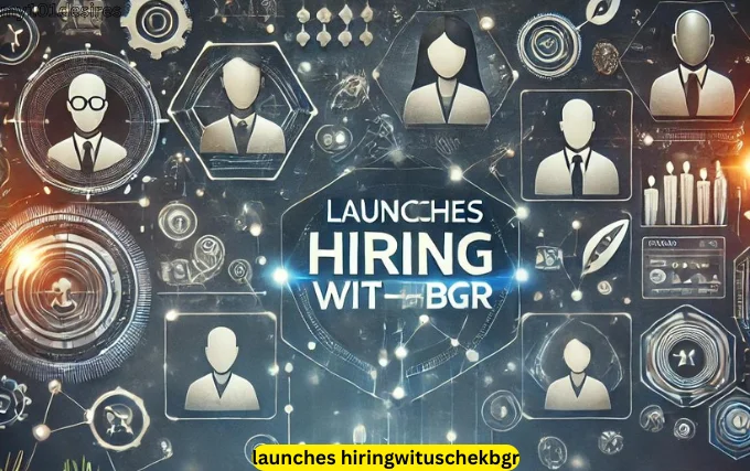 launches hiringwituschekbgr